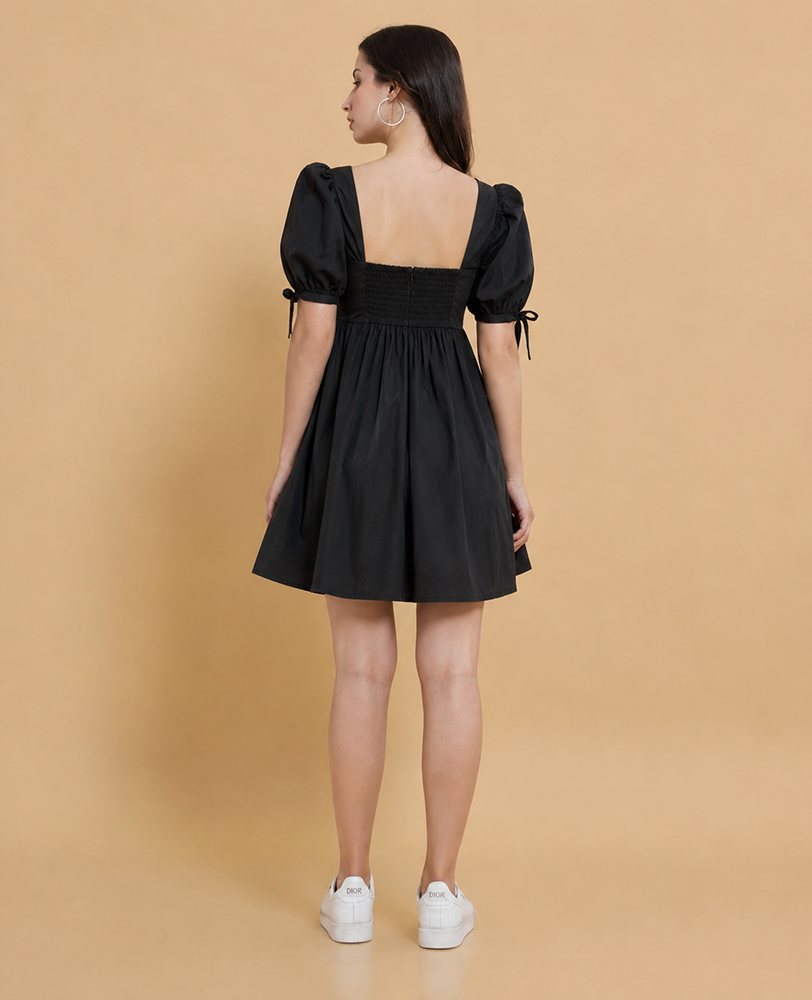 Noir Belle Mini Dress