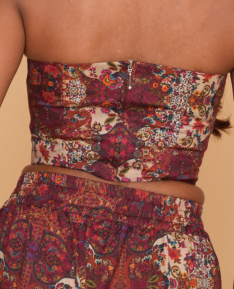 Desert Muse Strapless Co-Ord Set - Mileenia