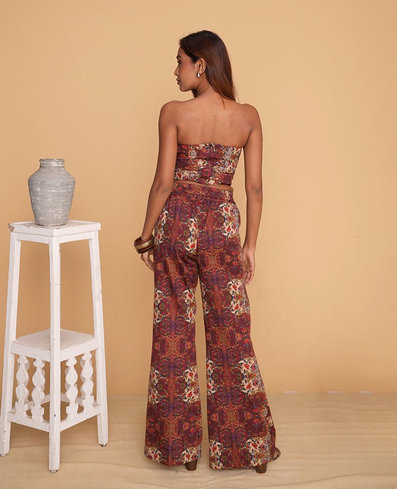 Desert Muse Strapless Co-Ord Set - Mileenia