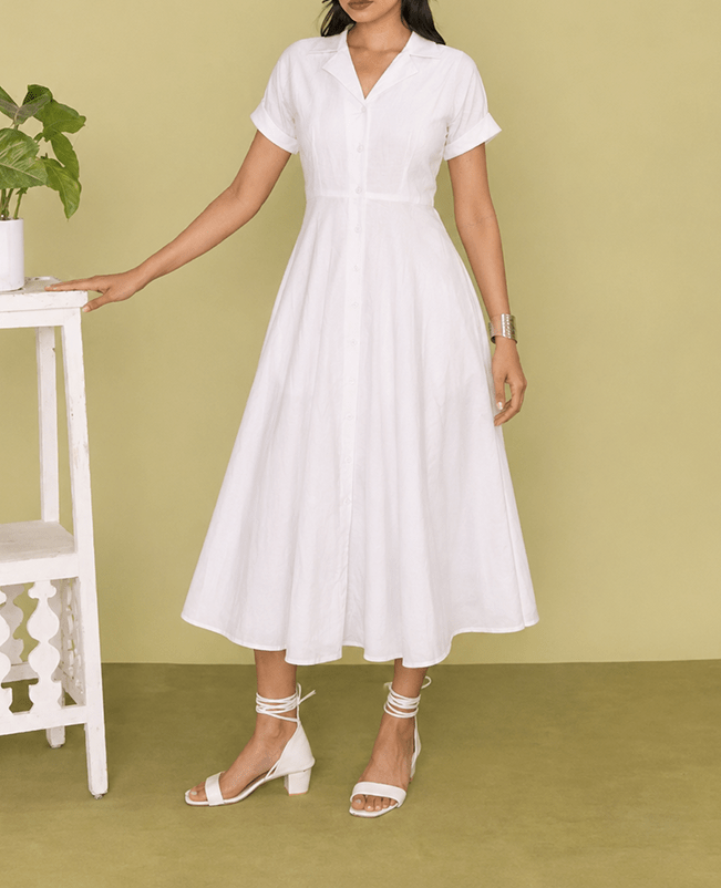 White Grace Maxi Dress - Mileenia