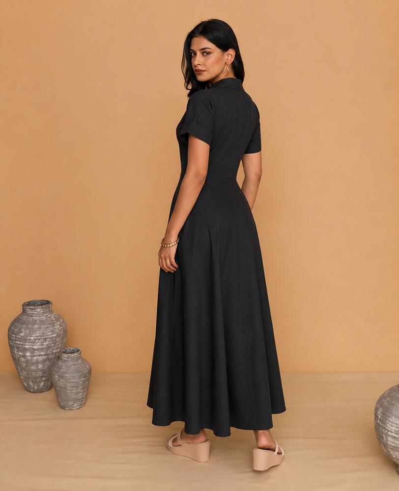 Noir Grace Maxi Dress