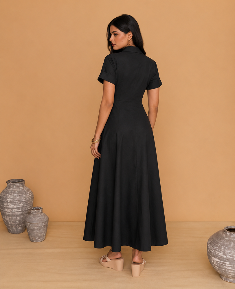 Noir Grace Maxi Dress