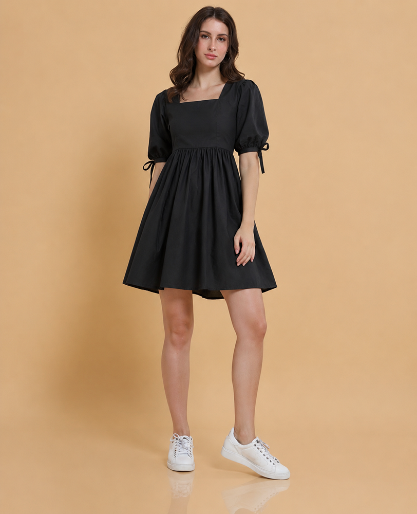 Noir Belle Mini Dress