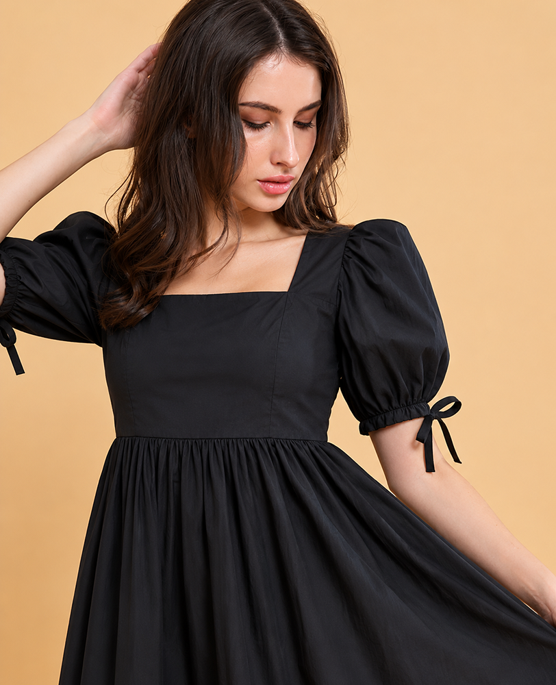Noir Belle Mini Dress