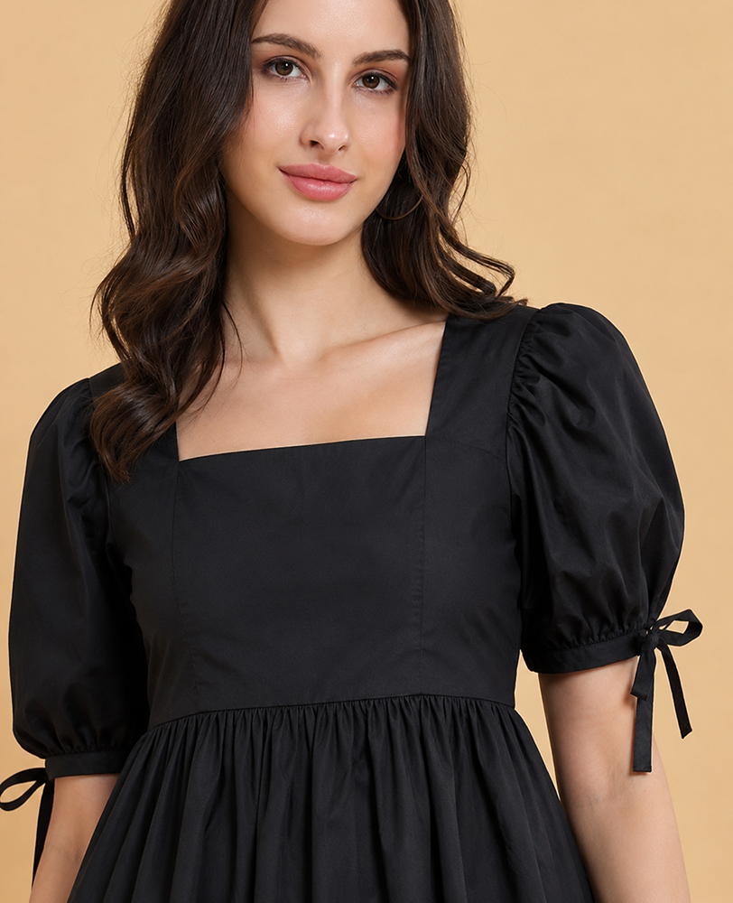 Noir Belle Mini Dress