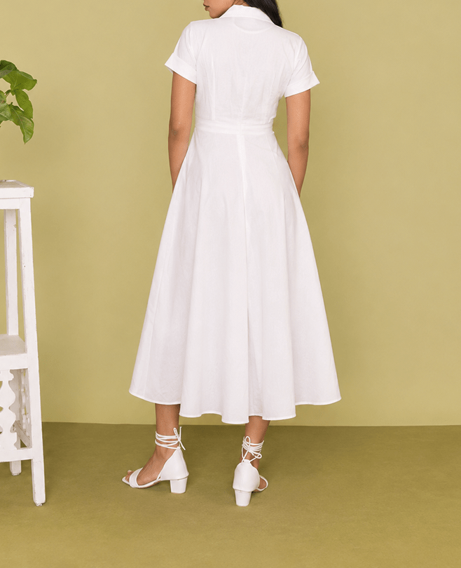 White Grace Maxi Dress - Mileenia
