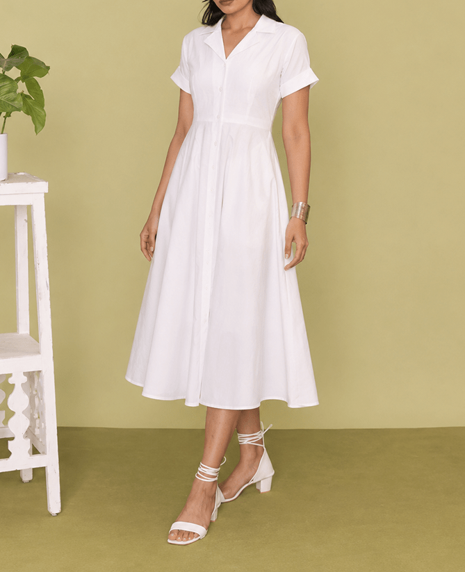 White Grace Maxi Dress - Mileenia