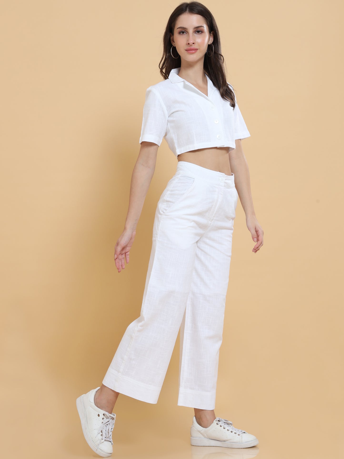 ELIE TWO PIECE SET IN WHITE