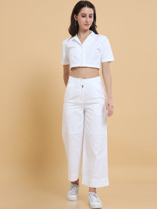 ELIE TWO PIECE SET IN WHITE